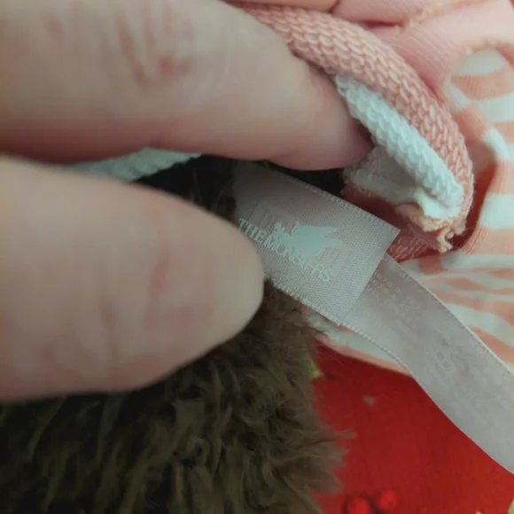 Catch Me The Monsters Cute Plush Doll with Pink Bow - Picture 6 of 8